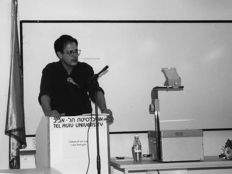BW lecturing in Tel Aviv. Photo: author