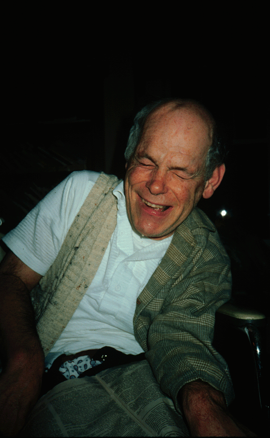 Photo of Larry Eigner © Alastair Johnston