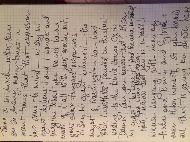 a portion of the text of this letter in Philip's handwriting