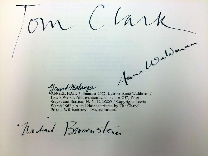 Tom Clark signature up close