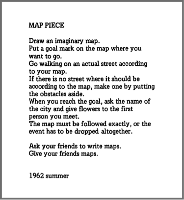 Yoko Ono, Map Piece