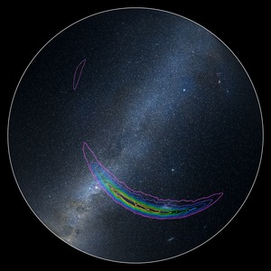 Where Gravitational Waves Come From, Image Credit: LIGO/Axel Mellinger