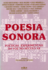 Cover of _Poesia Sonora_ (1992) by Philadelpho Menezes
