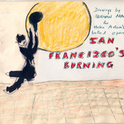Title page: Drawings by Norman MacAfee for Helen Adam's ballad opera 'San Francisco's Burning' 