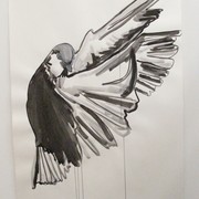 Paul Sloan, "Untitled" (gouache on paper, 2011).
