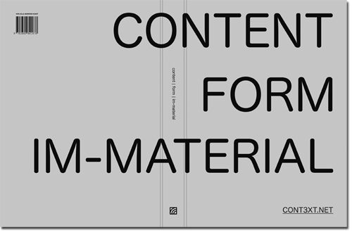 Content | Form | Im-material – Five Years of CONT3XT.NET 