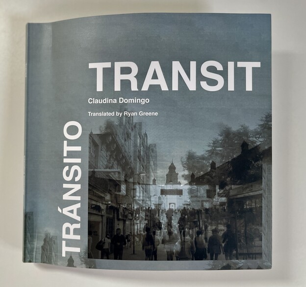 Cover of Claudina Domingo’s ‘Transit’ translated by Ryan Greene