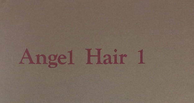 Angel Hair 1 Cover