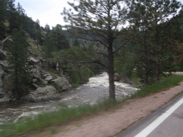 rapids on the Poudre River