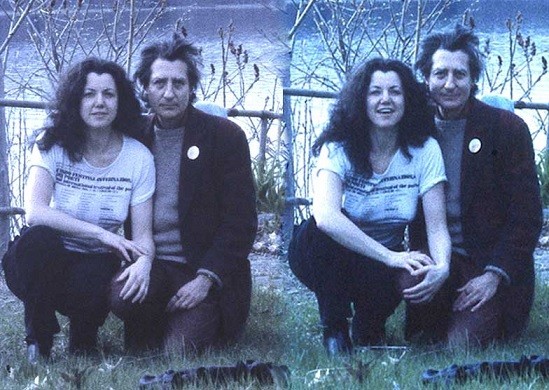 Anne Tardos and Jackson Mac Low, 1981.