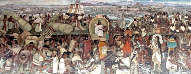 The Great Tenochtitlán by Diego Rivera