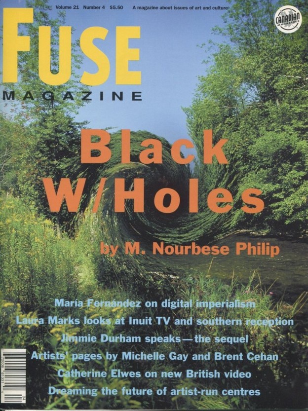 Cover of FUSE Magazine, 1998, courtesy of fusemagazine.org