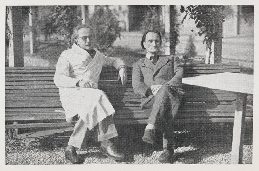 Dr. Ferdière and Antonin Artaud at Rodez
