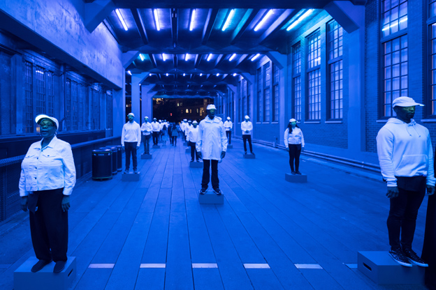 Mile-Long Opera along the High Line in New York City, October 2018. Photo by Iwan Baan.