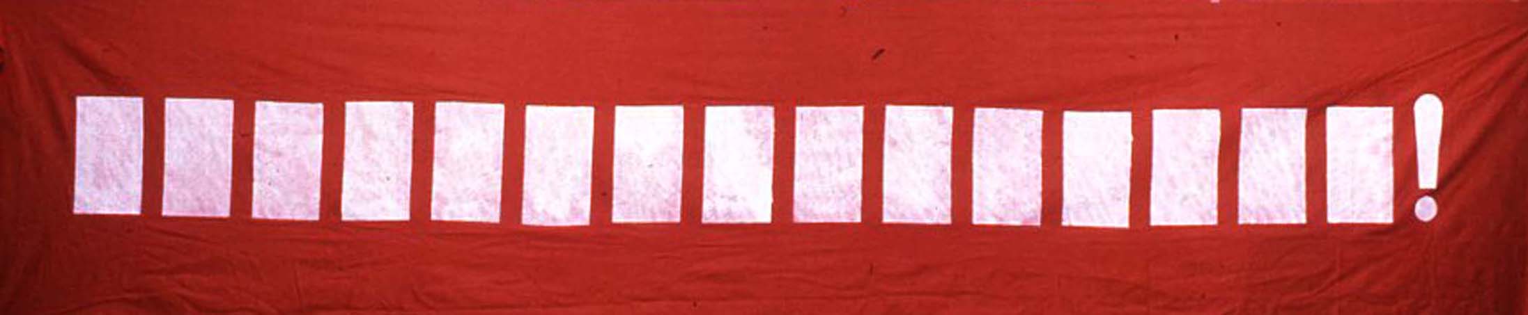 Komar and Melamid, "Ideal Banner" (1972)