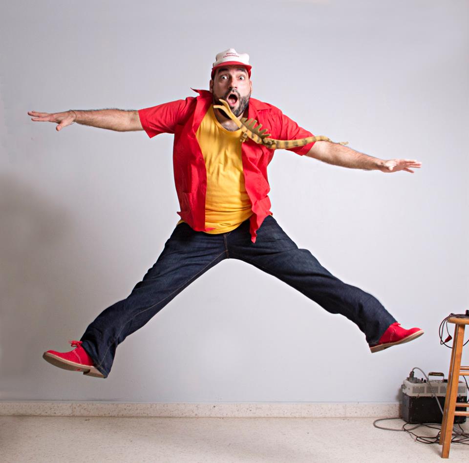 Jumping portrait of Urayoán Noel by ADÁL. 2015. Jumping portrait of Urayoán Noel by ADÁL. 2015.