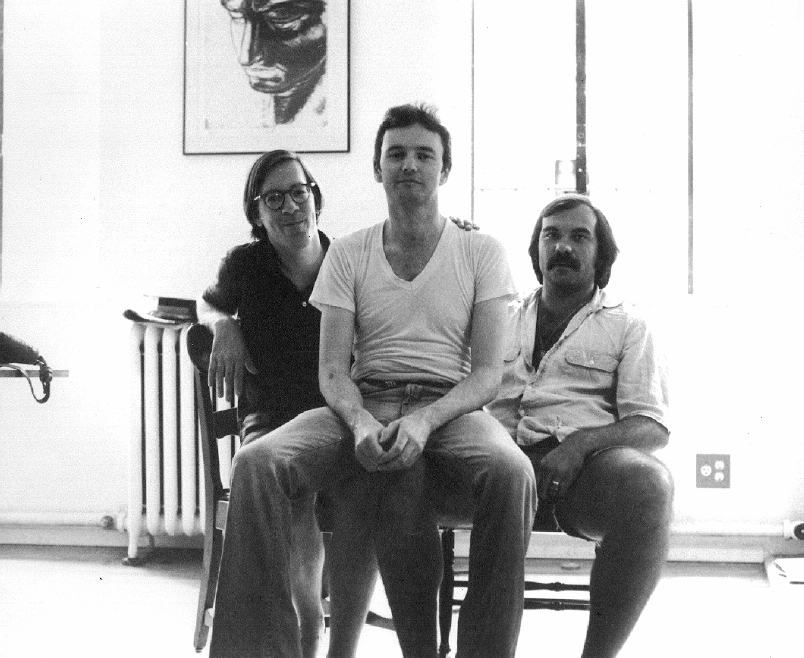 from left: Bruce Andrews, Michael Lally, Ray DiPalma