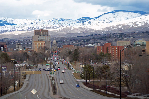 Downtown Boise. Image from http://victoria-weather.com/2012/06/11/boise-idaho-to-appleton-wisconsin/ Downtown Boise, Idaho