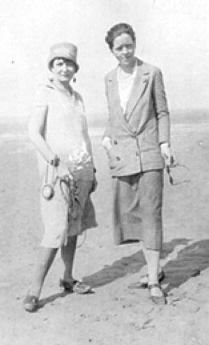 The Baroness and Djuna Barnes, 1926. Djuna Barnes Papers, Special Collections, University of Maryland Libraries.