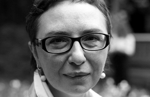 Elena Fanailova. Photo by Stanislav Lvovsky.