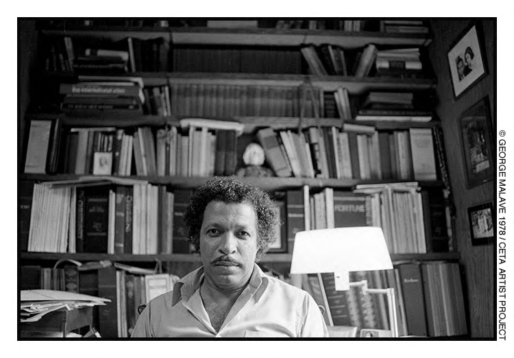 Norman Pritchard, September 6, 1978 in his Brooklyn library/study. Photo © George Malave, may not be reproduced without permission.