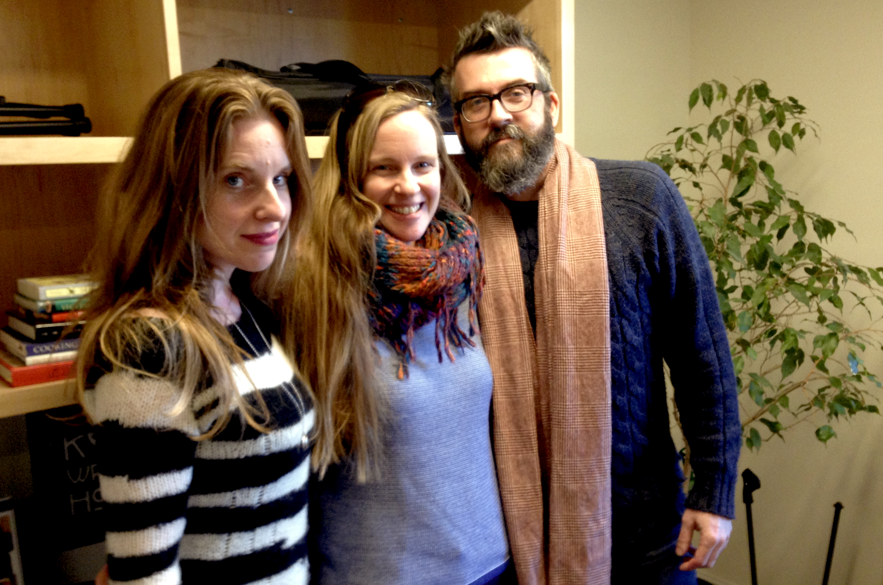 From left to right: Jenn McCreary, Pattie McCarthy, and Frank Sherlock.