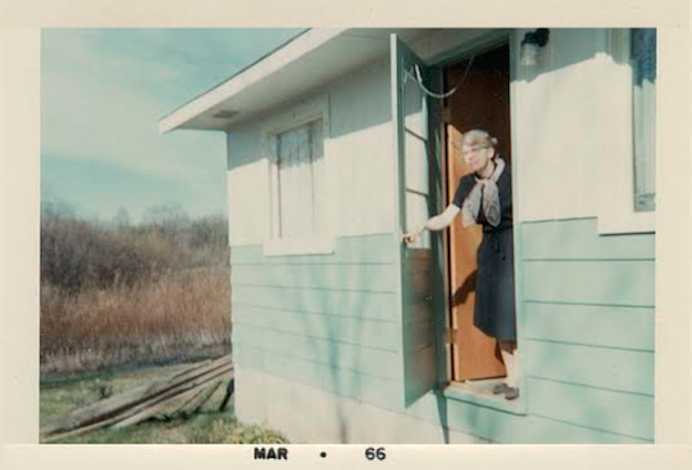 “Looking Out to the River,” Lorine Niedecker, Blackhawk Island, WI, March 1966 (image courtesy of the Fort Atkinson Historical Society).