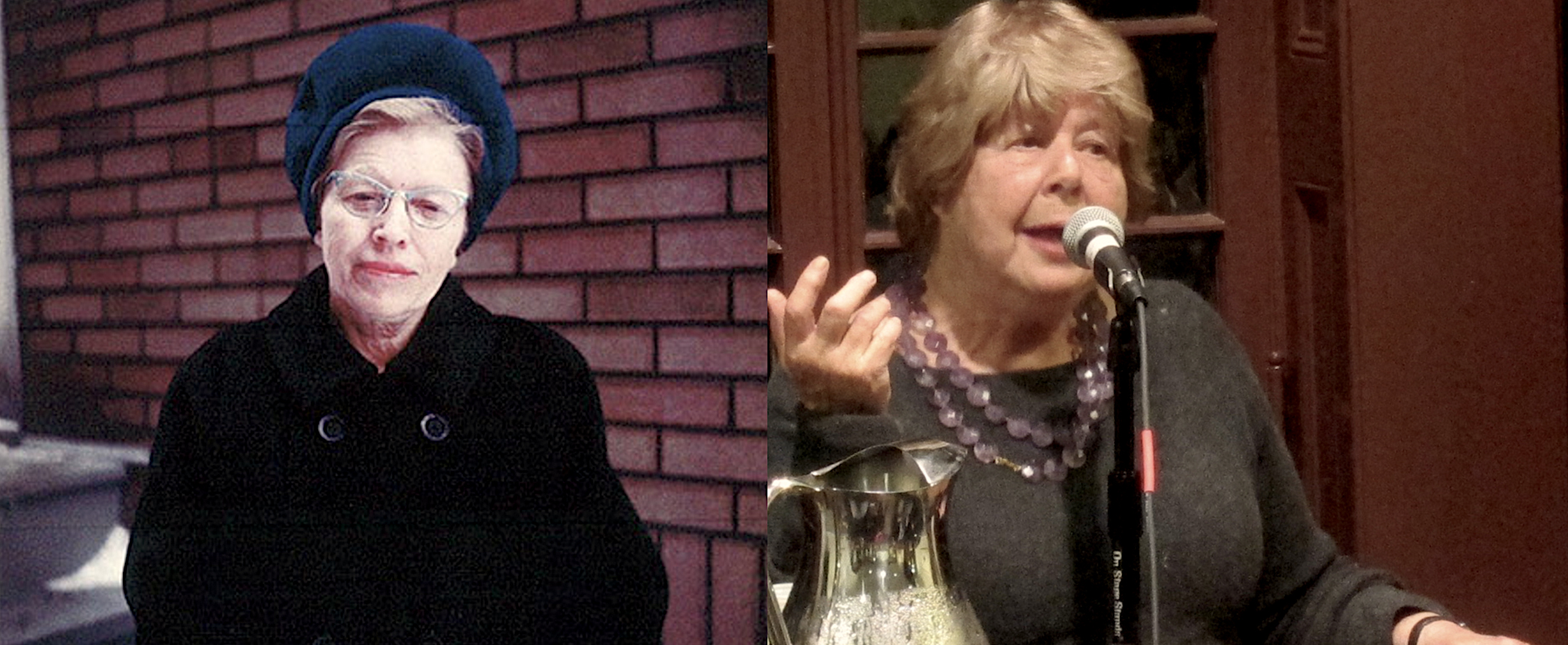 Lorine Niedecker (at left) & Marjorie Perloff