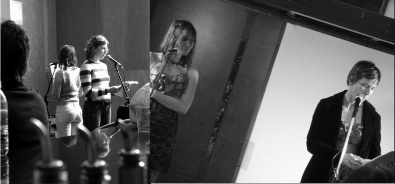 Amina Cain (l) and Teresa Carmody. Photos by Harold Abramowitz.