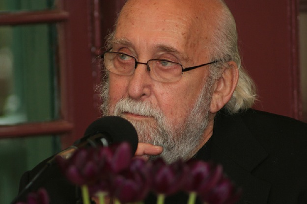 Jerry Rothenberg at the Kelly Writers House, April 29, 2008.