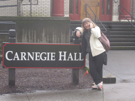 Susan Schultz gets good reception at Carnegie Hall (Pacific University).