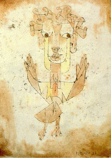 Paul Klee, "Angelus Novus" (1920) Paul Klee, "Angelus Novus" (1920)