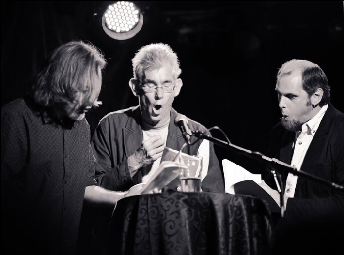 Gary Barwin, Jaap Blonk, and Gregory Betts in Toronto, May 2011. Photo by R. Kolewe. Gary Barwin, Jaap Blonk, and Gregory Betts in Toronto, May 2011. Photo by R. Kol