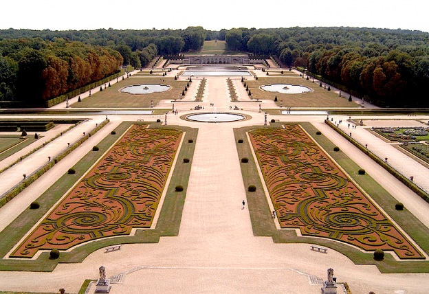 The Gardens of the Château de Vaux-le-Vicomte.