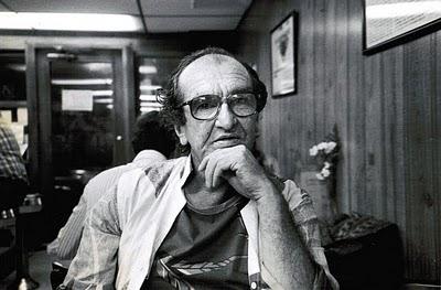 John Wieners at the Odessa Restaurant, New York City, November 1993. Photo by Allen Ginsberg.