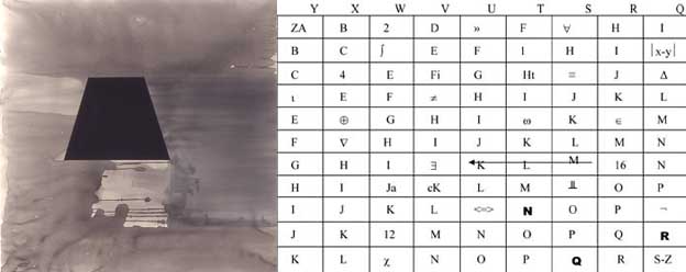 “Every poem in the world — written, drawn or uttered, published or not — is a record of the world as experienced by or filtered through its architect (human being or computer algorithm).” Left: artwork by Arnold Kemp, from the cover of ‘Howell’; right: “Pigeonholed Sally’s Oughtn’tmented American History,” excerpt from ‘Howell.’