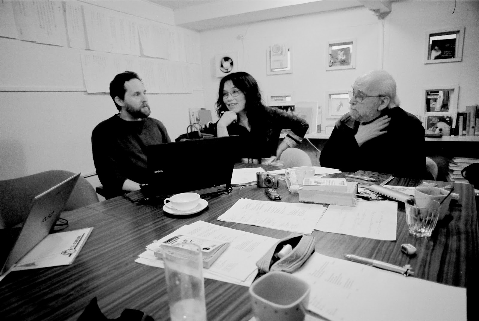 (l. to r.) Jeffrey Angles, Hiromi Ito, Jerome Rothenberg (l. to r.) Jeffrey Angles, Hiromi Ito, Jerome Rothenberg