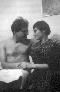 Allen Ginsberg and Elise Cowen