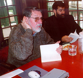 Robert Creeley as a Kelly Writers House Fellow, 2000