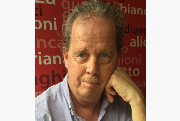 Benjamin Hollander, August 2016, at Piccolo Forno, North Beach, San Francisco. Photo by Norma Cole. Benjamin Hollander, August 2016, at Piccolo Forno, North Beach, San Francisco. P