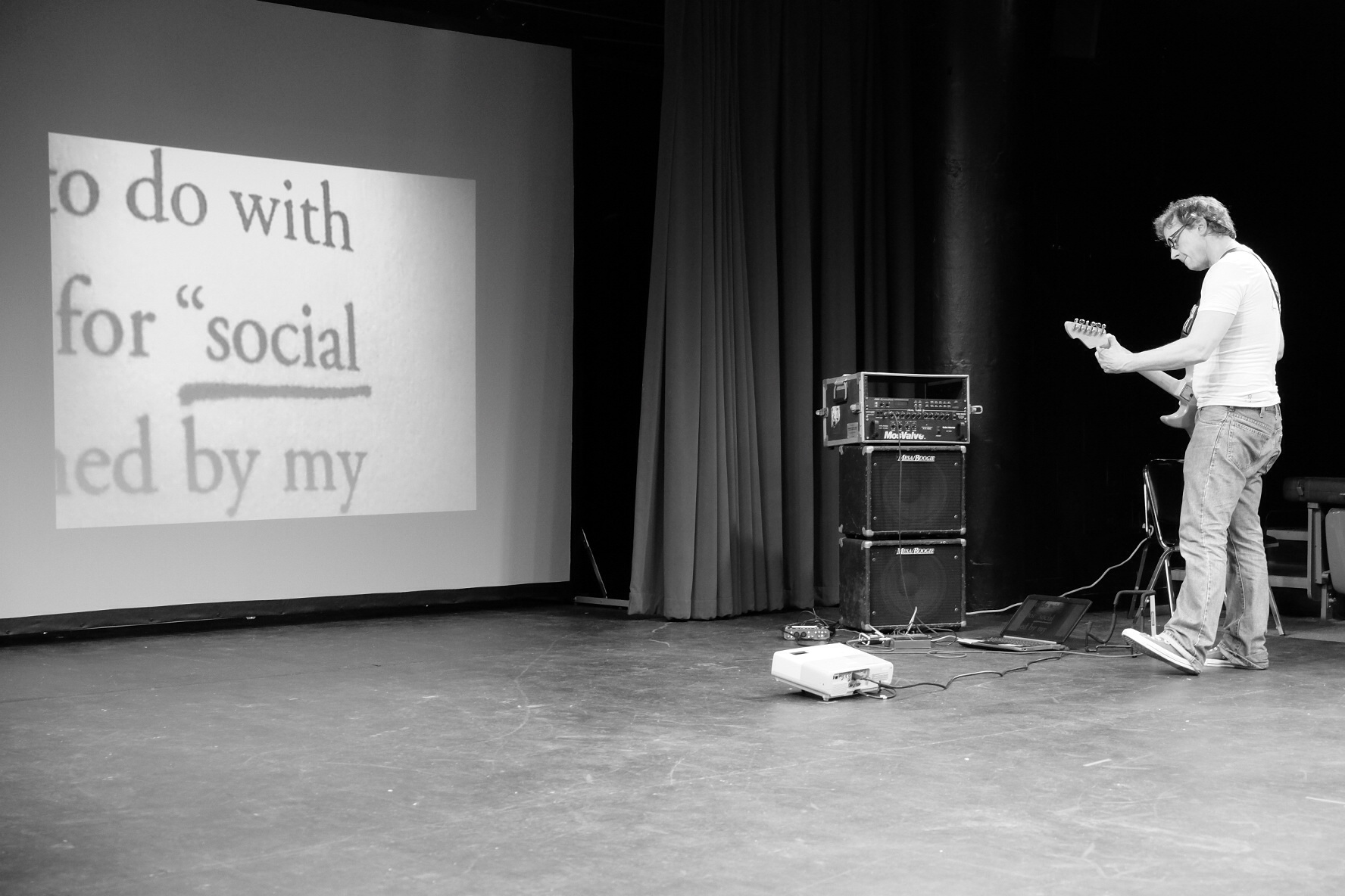 Chris Funkhouser, Newark Improvisation Festival 2014; photo by Ben Polsky Chris Funkhouser, Newark Improvisation Festival 2014; photo by Ben Polsky