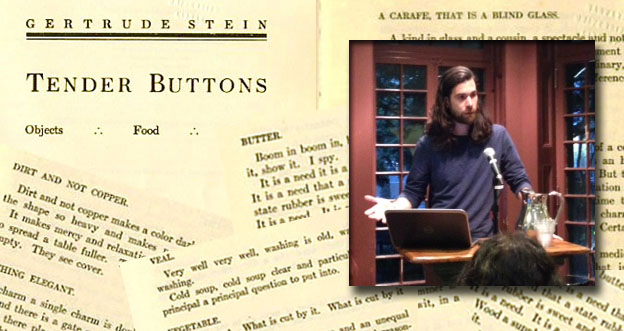 Jason Mitchell reads at the Kelly Writers House 'Tender Buttons' celebration, October 2014. Jason Mitch reads at the Kelly Writers House 'Tender Buttons' celebration, Octob