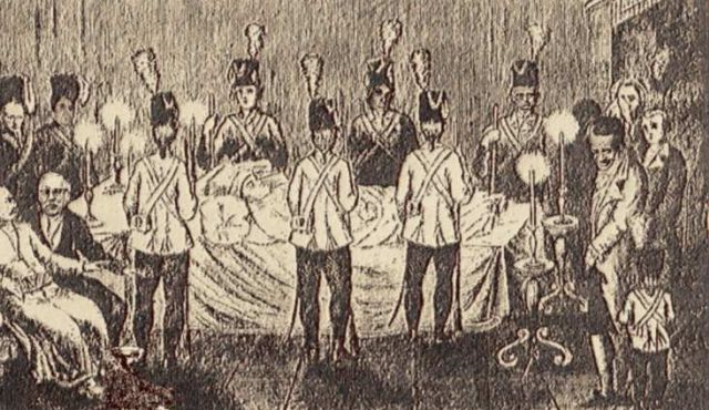 At the death bed of Jacob Frank 1791 At the death bed of Jacob Frank 1791