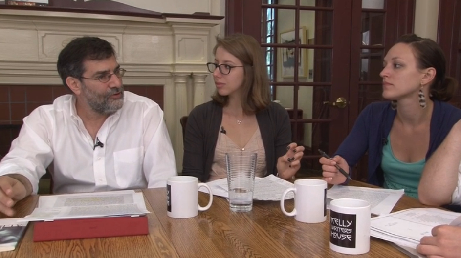 Screenshot from a video discussion of Ron Silliman’s “Albany” in preparation for “ModPo,” a ten-week course hosted by the University of Pennsylvania and Coursera beginning September 10, 2012.