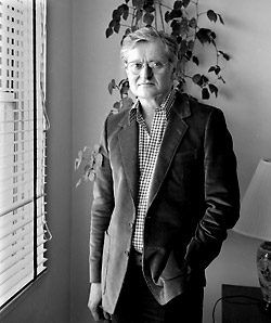 Photo of John Ashbery wearing a jacket: by John Tranter (R77-8) Photo of John Ashbery wearing a jacket: by John Tranter (R77-8)