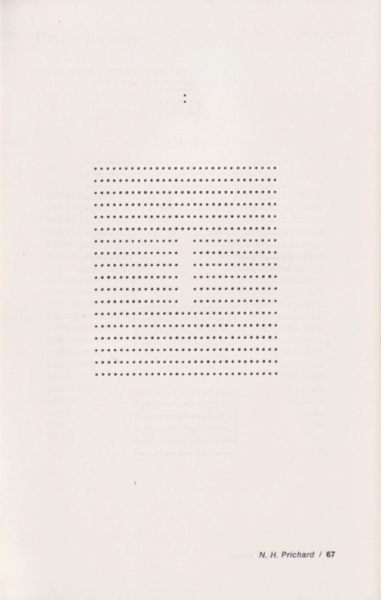 poem featuring dots, page 67