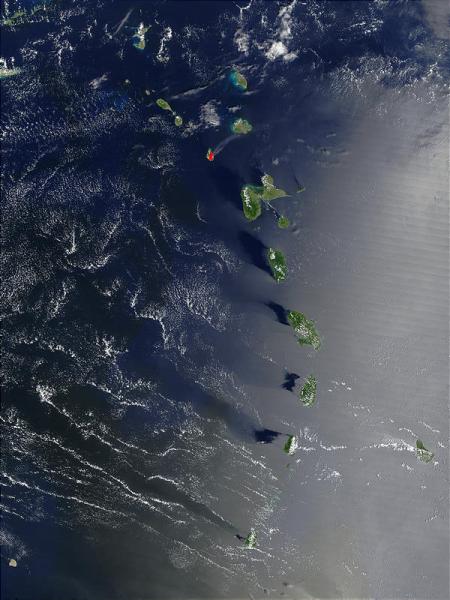 Lesser Antilles from NASA's Visible Earth Catalog. Credit: Jacques Descloitres