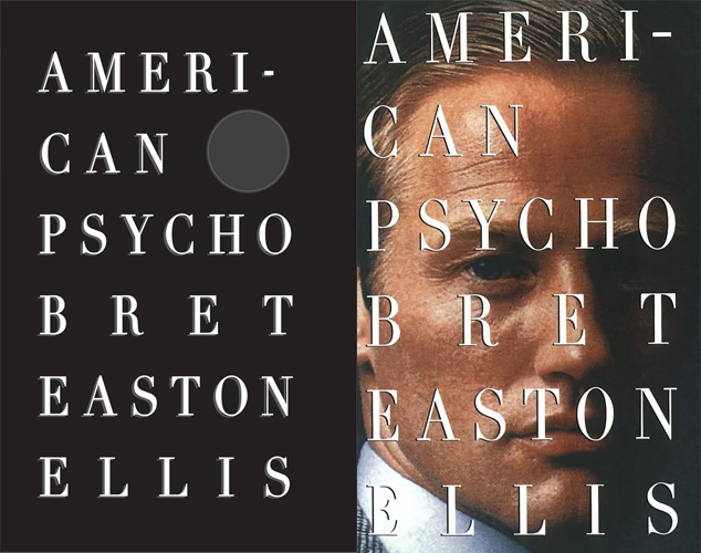American Psycho covers side-by-side