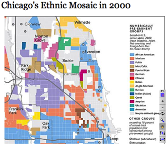 Chicago's Ethnic Mosaic in 2000