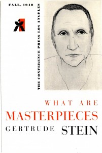 What Are Masterpieces - Conference Press